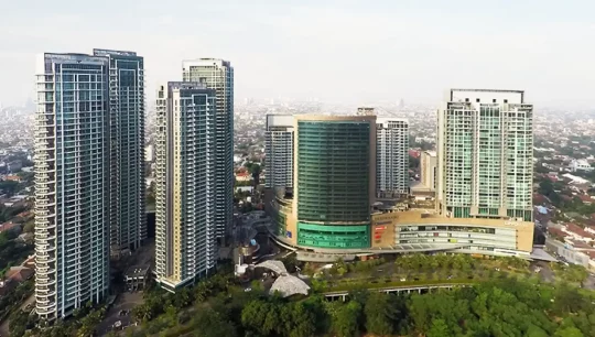 Penampakan township dari PT Lippo Karawaci Tbk