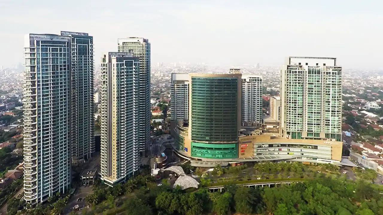 Penampakan township dari PT Lippo Karawaci Tbk